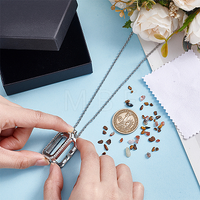1Pc 304 Stainless Steel Necklace NJEW-NB0001-42-1