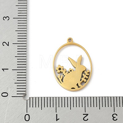 304 Stainless Steel Pendants STAS-Q354-02B-G-1