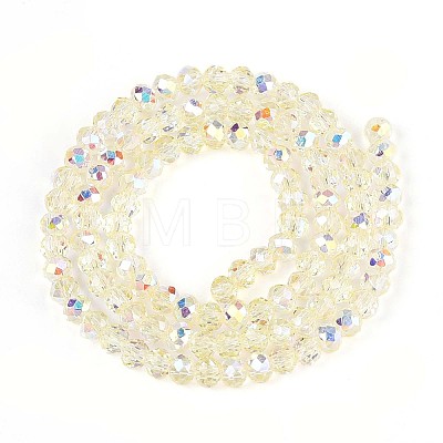 Transparent Glass Beads Strands EGLA-N016-3mm-05-1