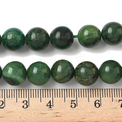 Natural African Jade Beads Strands G-D840-53-10mm-A-1