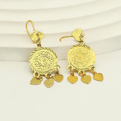 Brass Chandelier Earrings for Women FQ5405-2-1