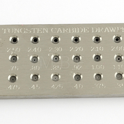 39 Round Hole Tungsten Carbide Drawplates TOOL-R062-1