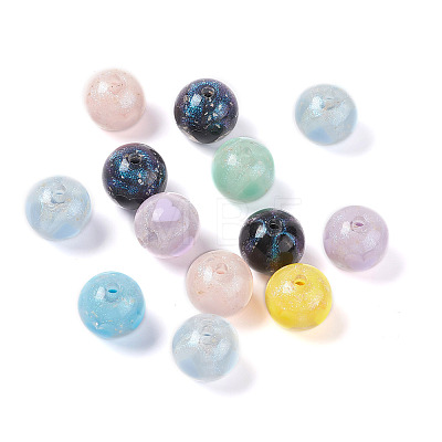 Opaque Acrylic Beads X-OACR-M003-02-1
