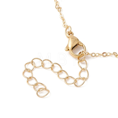 Natural Pearl Beaded Chain Bracelet BJEW-JB09447-1