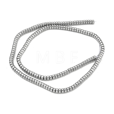 Electroplated Synthetic Non-magnetic Hematite Beads Strands G-K361-A02-03-1