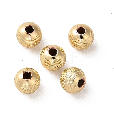 Rack Plating Brass Spacer Beads KK-F859-05G-1