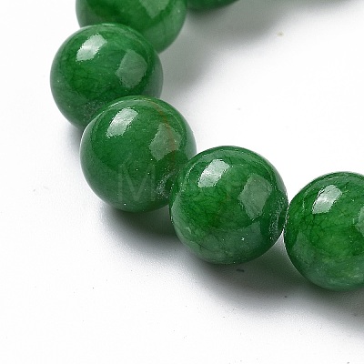 Natural Mashan Jade Round Beads Strands G-D263-10mm-XS13-1