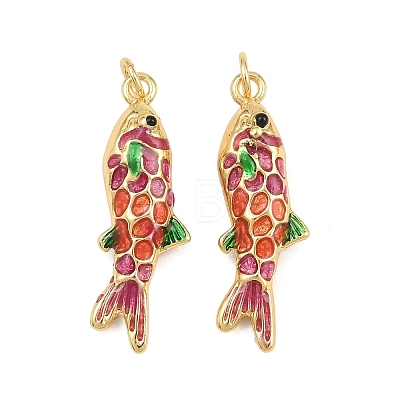 Brass Enamel Pendants KK-CBA3297-05A-G01-1