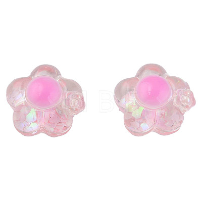 Transparent Epoxy Resin Cabochons CRES-N034-21A-1