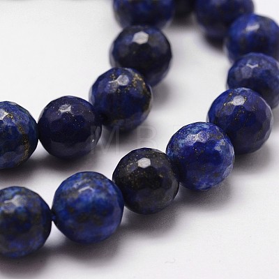 Natural Lapis Lazuli Beads Strands G-G736-22-8mm-1