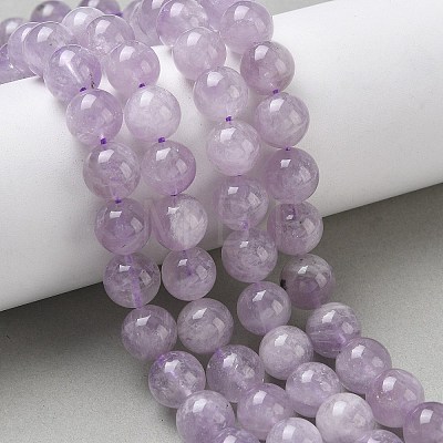 Natural Lavender Amethyst Beads Strands LS-G-F306-11-10mm-01-1