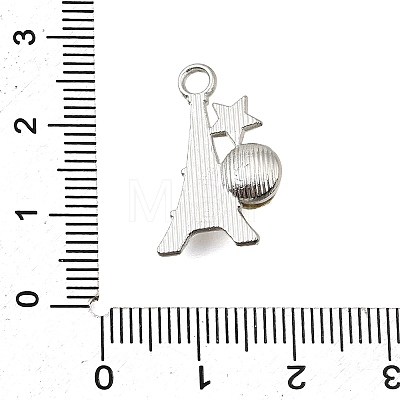 Alloy Rhinestone Pendants FIND-E049-09P-1