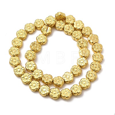 Electroplate Glass Beads Strands EGLA-F166-10-1