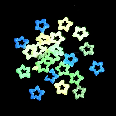 Luminous Handmade Polymer Clay Cabochons PY-CBA5A20-17-1