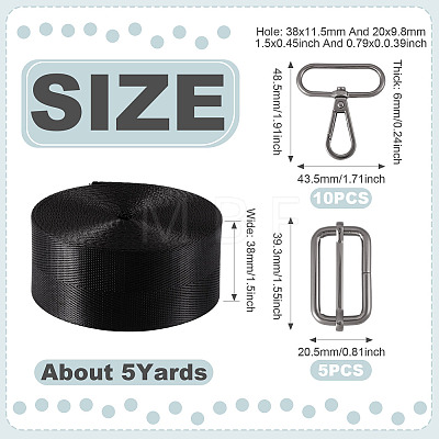 5Yards Polyester Ribbon OCOR-TA0003-92A-1
