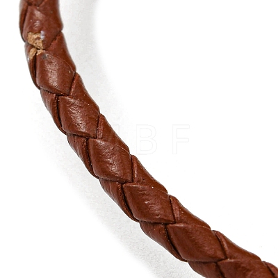 Leather Braided Cord Bracelets BJEW-G675-06G-10-1