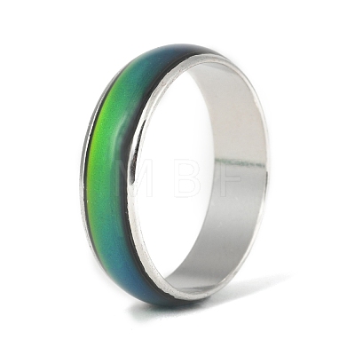 12 Colors Changing Brass Mood Rings RJEW-R117-01-B-1