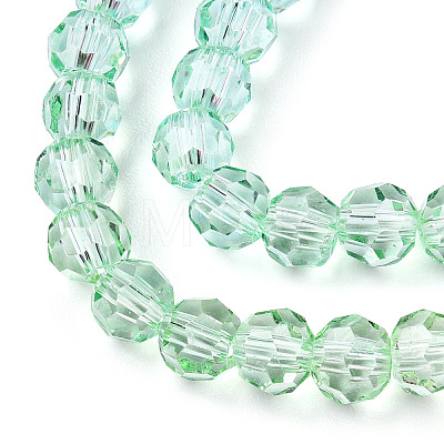 Transparent Glass Beads Strands X1-GLAA-E036-07R-1