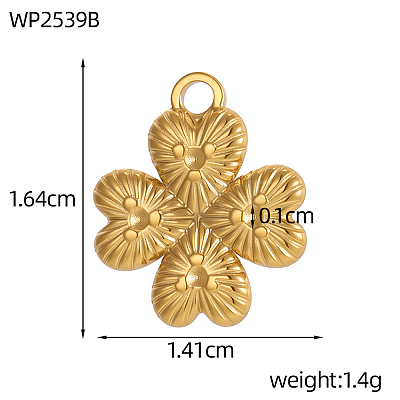 304 Stainless Steel Pendant Rhinestone Cabochon Settings STAS-OY016-02G-1