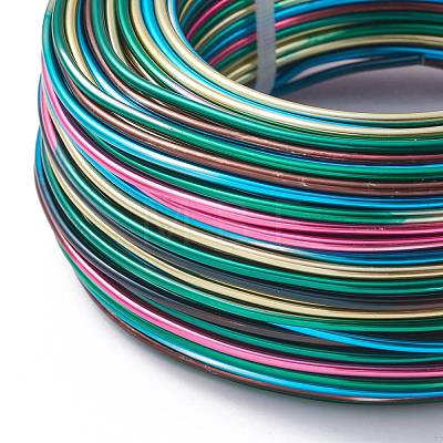 5 Segment Colors Round Aluminum Craft Wire AW-E002-2mm-B07-1