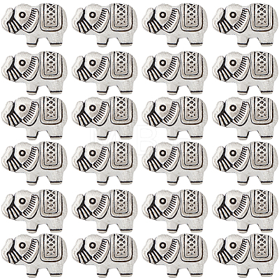 SUNNYCLUE 80Pcs Tibetan Style Alloy Beads TIBEB-SC0001-26-1