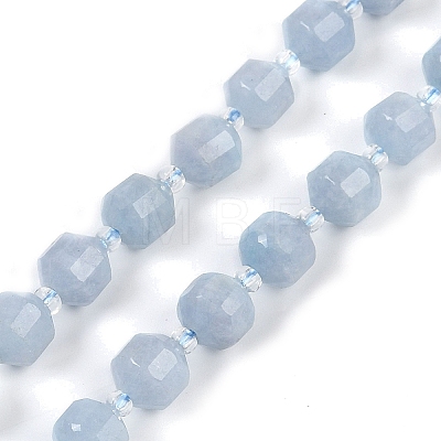 Dyed Natural White Jade Beads Strands G-O201B-110F-1