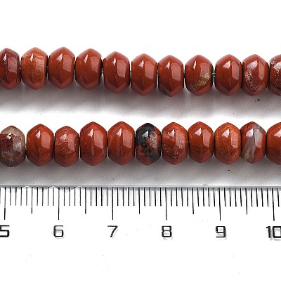 Natural Red Jasper Beads Strands G-P559-A17-01-1