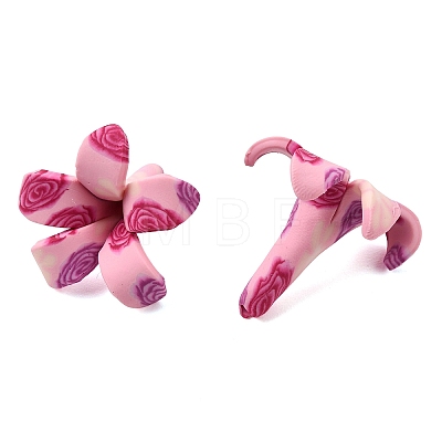 Handmade Polymer Clay Beads PY-CBAA00E-01D-1