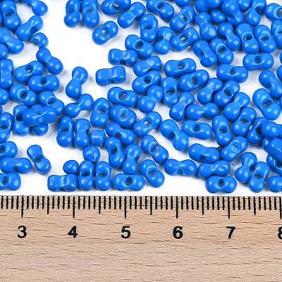 Baking Paint Glass Seed Beads SEED-K010-A15-1