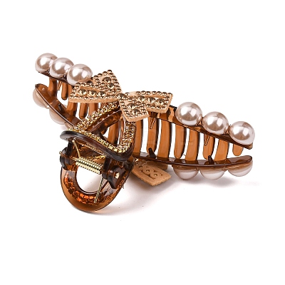 Resin & Rhinestone Claw Hair Clips PHAR-Z008-01B-1