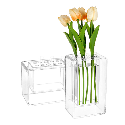2Pcs Acrylic Vase AJEW-WH0410-125-1