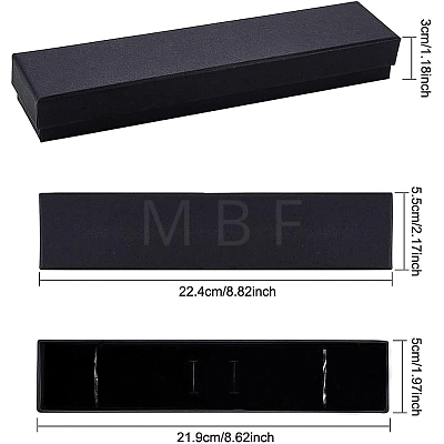Kraft Paper Cardboard Jewelry Boxes CBOX-BC0001-14-1