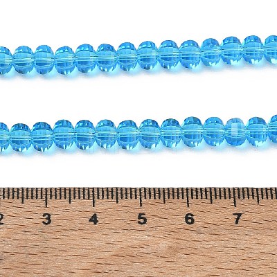 Transparent Glass Beads Strands GLAA-G125-01A-05-1