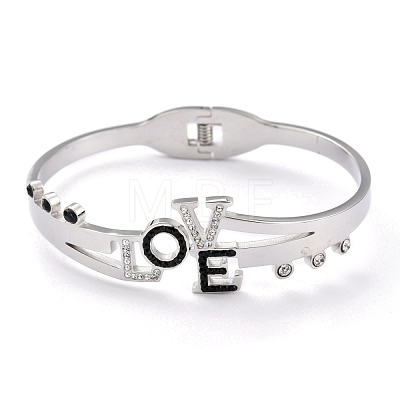 304 Stainless Steel Bangles BJEW-O184-01-1