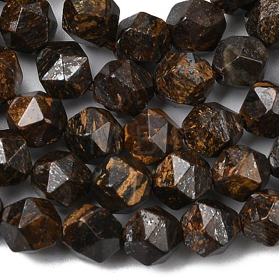 Natural Bronzite Beads Strands G-Z119-A30-01-1