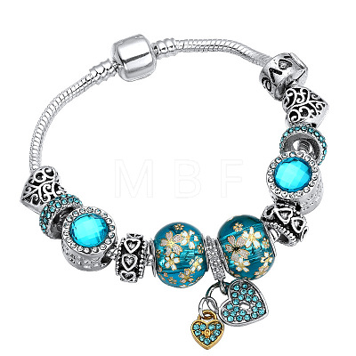 Zinc Alloy European Style Bracelets FS-WG01BDE-03-1