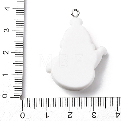 Christmas Opaque Resin Pendants RESI-A049-05E-1