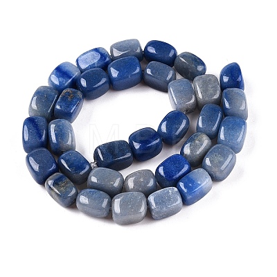 Natural Blue Aventurine Beads Strands G-T138-102-1