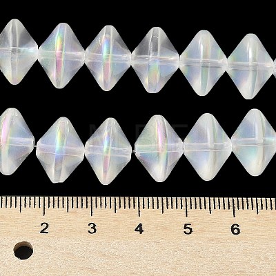 Electroplate Glass Beads Strands EGLA-G038-01A-HR03-1