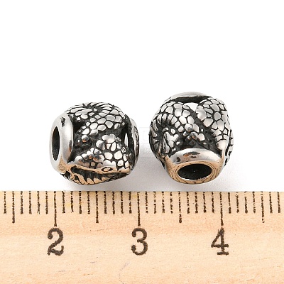 316 Surgical Stainless Steel  Beads STAS-Q304-49AS-1