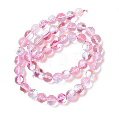 Synthetic Moonstone Beads Strands G-E573-02B-26-1