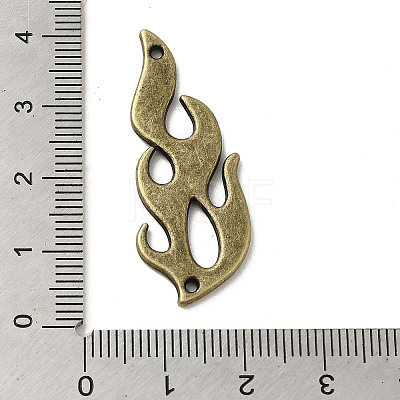 Tibetan Style Alloy Connector Charms PALLOY-M217-21AB-1