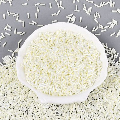 FGB Grade A Glass Round Bugle Beads SEED-Q040-06A-03-1