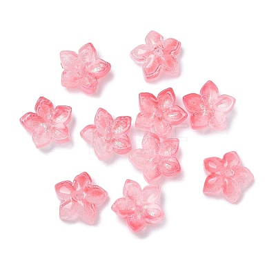 Dyed & Heated Glass Bead Caps GLAA-Z019-02M-1