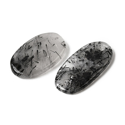 Natural Tourmalinated Quartz Pendants G-D365-02E-03-1
