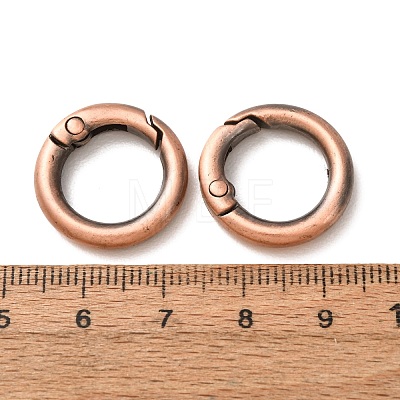 Alloy Spring Gate Rings X-PALLOY-H245-R-1