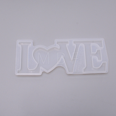 Valentine's Day Word Love Silicone Molds DIY-WH0183-33-1