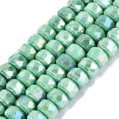 Anti-Tarnish Electroplate Glass Beads Strands GLAA-T025-10mm-11R-1