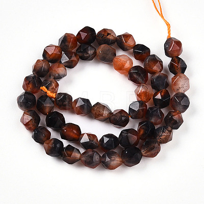 Dyed Natural White Jade Beads Strands G-T139-8mm-45F-1