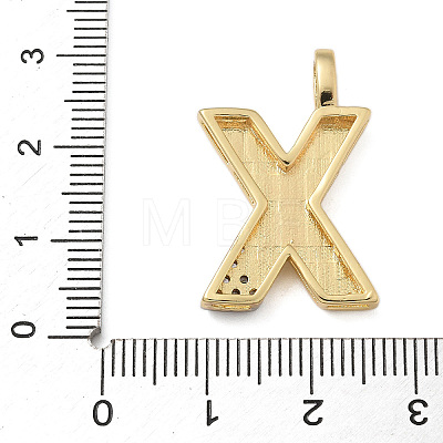 Brass Micro Pave Cubic Zirconia Pendants KK-B126-02G-X-1